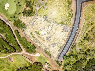 Drone image and the outline of lot 214.