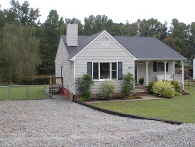Gravel driveway
