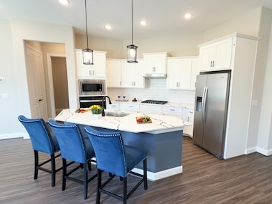 Indulge in elegance where the dining area seamless