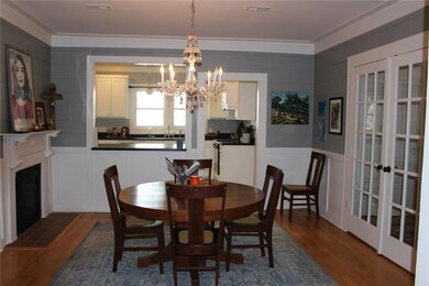 Dining room with butt board walls found in the 20