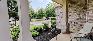 Serene front porch for lounging.