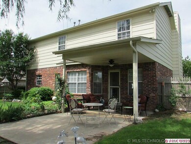 Covered back patio