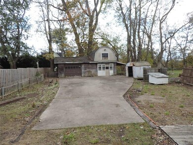 The back yard.