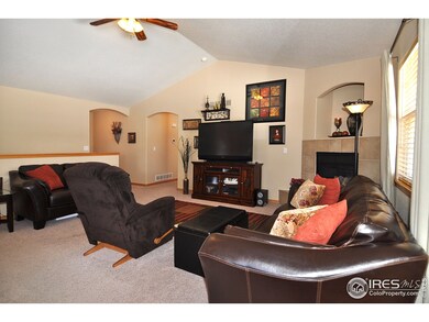 Great room with fireplace