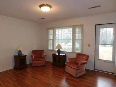 Living Room with Laminate Flooring
