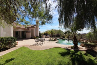 backyard facing south