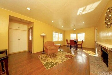 Living Room (note the front door at left, dining a