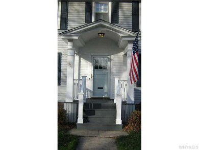 Exterior Front. A just rebuilt front porch welcome