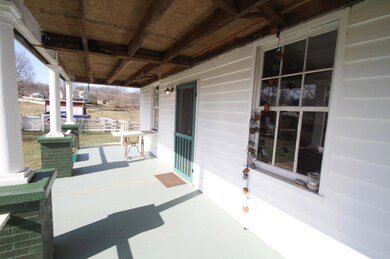Covered front porch