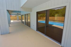 Huge covered patio