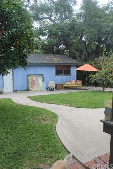 Backyard and Garage.  Backyard also has an orange 