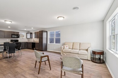 Open concept living room and kitchen