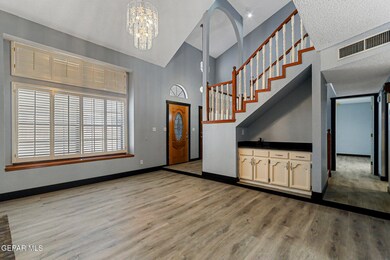 living room to door