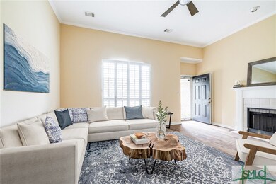 Virtually staged Living Area