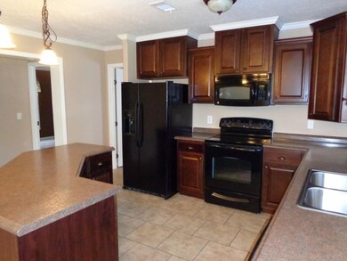 Beautiful kitchen with breakfast bar.