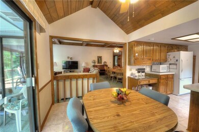 eat in kitchen looking into living room; sunroom o