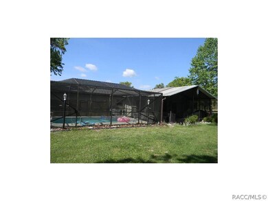 Screened in pool