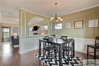 Dining room is open to the family room and large e
