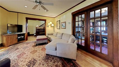 French doors to Dining Room
