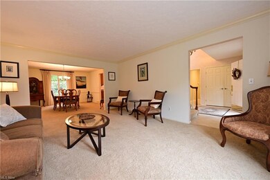 Lovely front living room is spacious and neutral