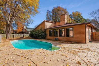 Back Exterior of House with Salt Water Pool
