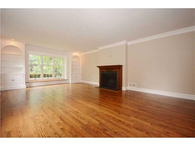 Living Room. Beautiful living area with hardwood f