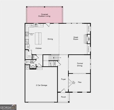 First Floor Plan - Structural options added includ