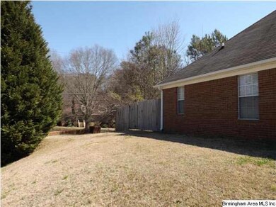 The back yard of this property has a privacy fence