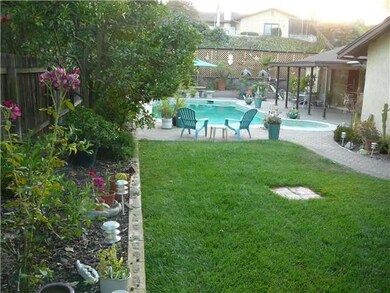 Backyard is very large with tons of room for playi