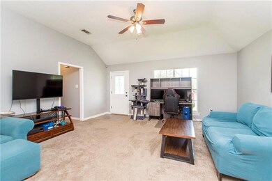 Living room facing front door