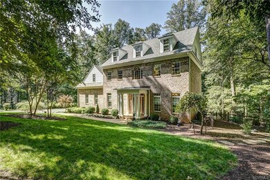 Sitting on 5.9 acres, the front and back yards hav