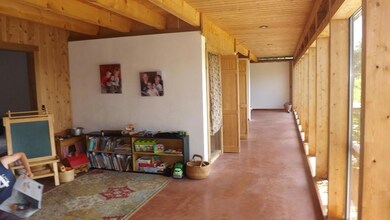 All the rooms are off of the main hall.