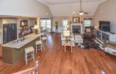 Open concept!  Gorgeous Hardwoods!