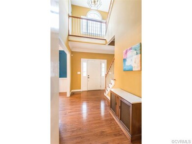 Two-story foyer