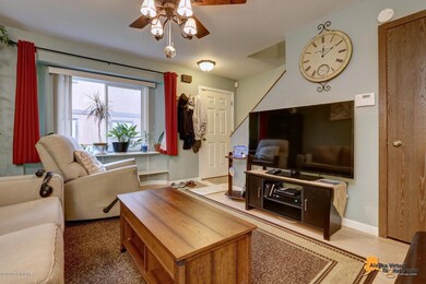 View of living area from Kitchen