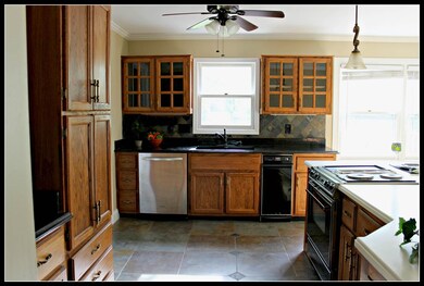 Dishwasher and Trash Compactor, Granite Counter To