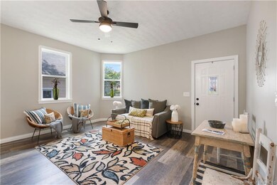 Walk into the inviting living room from the front 