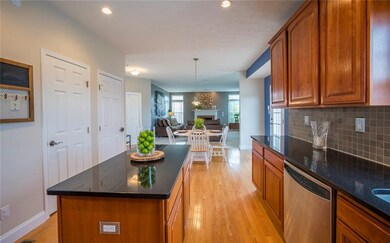 View from kitchen to Living Room - tons of light a
