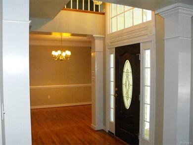 Two story open Foyer, Refinished Hardwood floor an