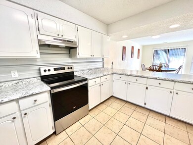 Kitchen view to dining