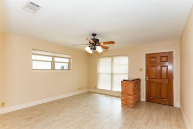 Living room, lots of natural light