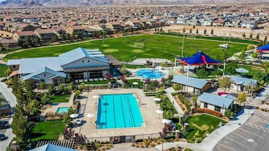 Aerial view with a residential view and a mountain
