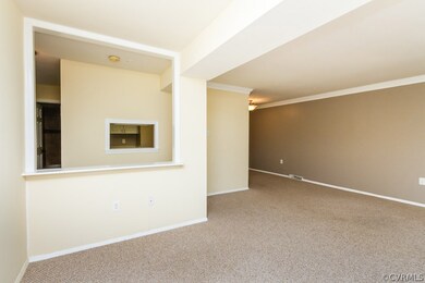 LARGE LIVING ROOM, CROWN MOLDING, PASS THROUGHS, C