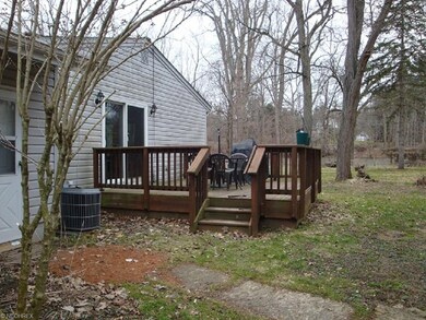 Deck off Kitchen Dining Area