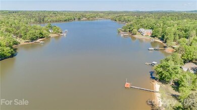 Aerial view on Little Allison, property is on the 