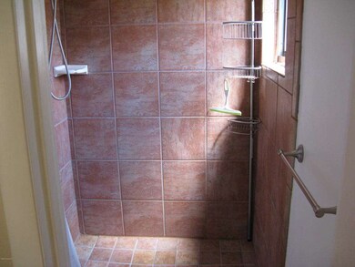 Master shower