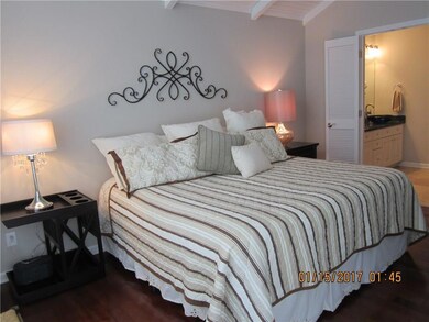 Master Bedroom with sliding glass doors