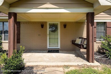 Front porch with swing