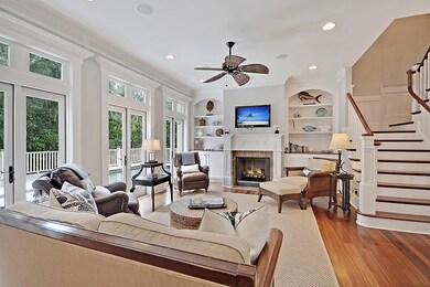 Living Area with Fireplace