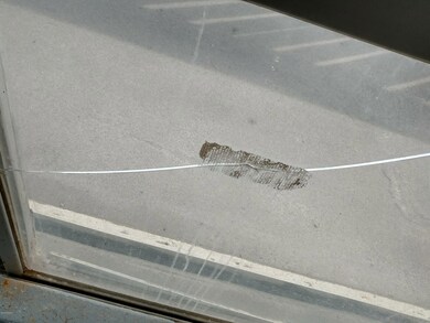 Cracked Sliding Door